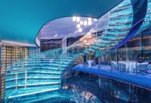 为你而蓝,上海新锦江大酒店蓝天旋转餐厅重装开业一周年